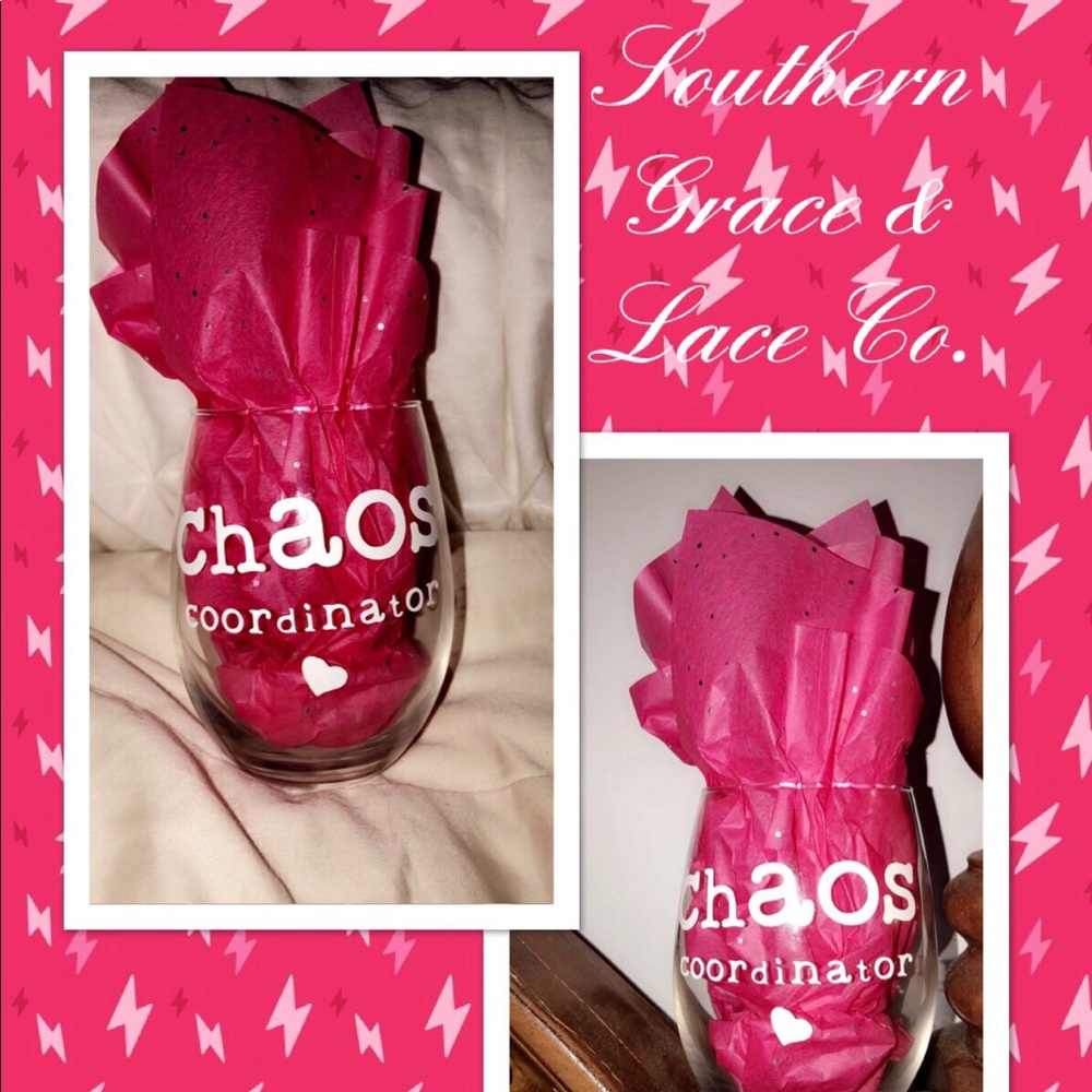 Chaos coordinator wine glass